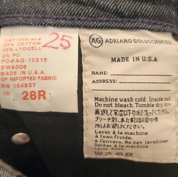 NWT AG Carine Trouser Leg Jeans Cotton Lyocell Women's size 28 darkwash - Picture 5 of 15